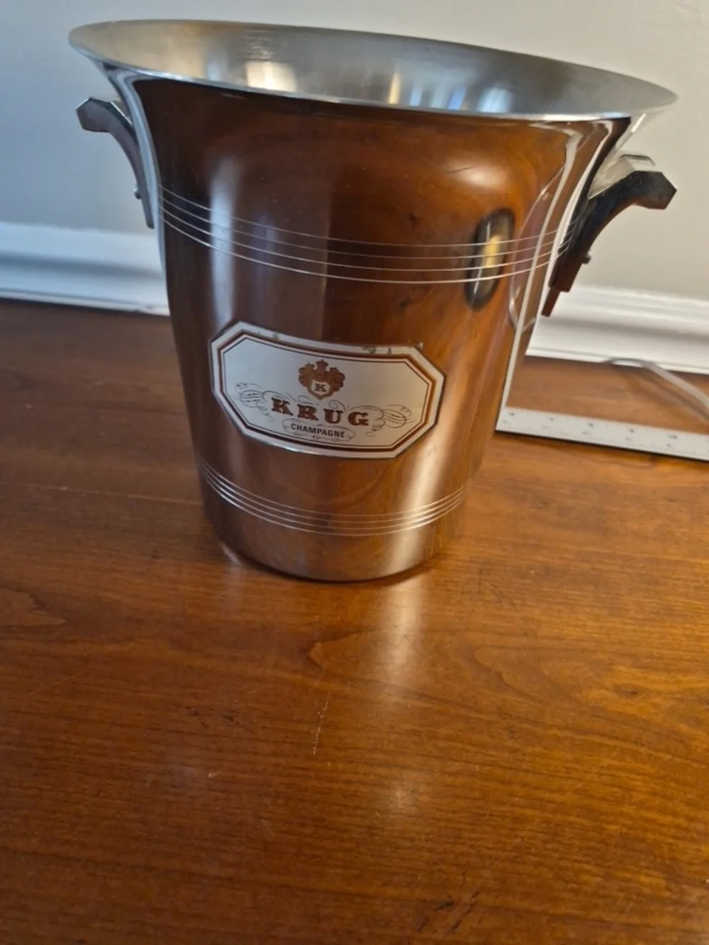Krug Art Deco Style Champagne Ice Bucket with Side Handles,Argit France